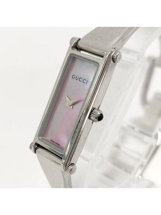 Gucci Bangle Watch Pink Shell Dial main image 5